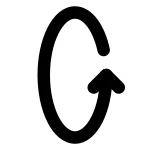 Rotation Vertical SVG Icon